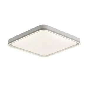 Modern 32W LED Ceiling Light for Store Office Living Room Ultra-Thin Square 3000K/4000K/5000K 3 Colors 15 Inch No Flickering