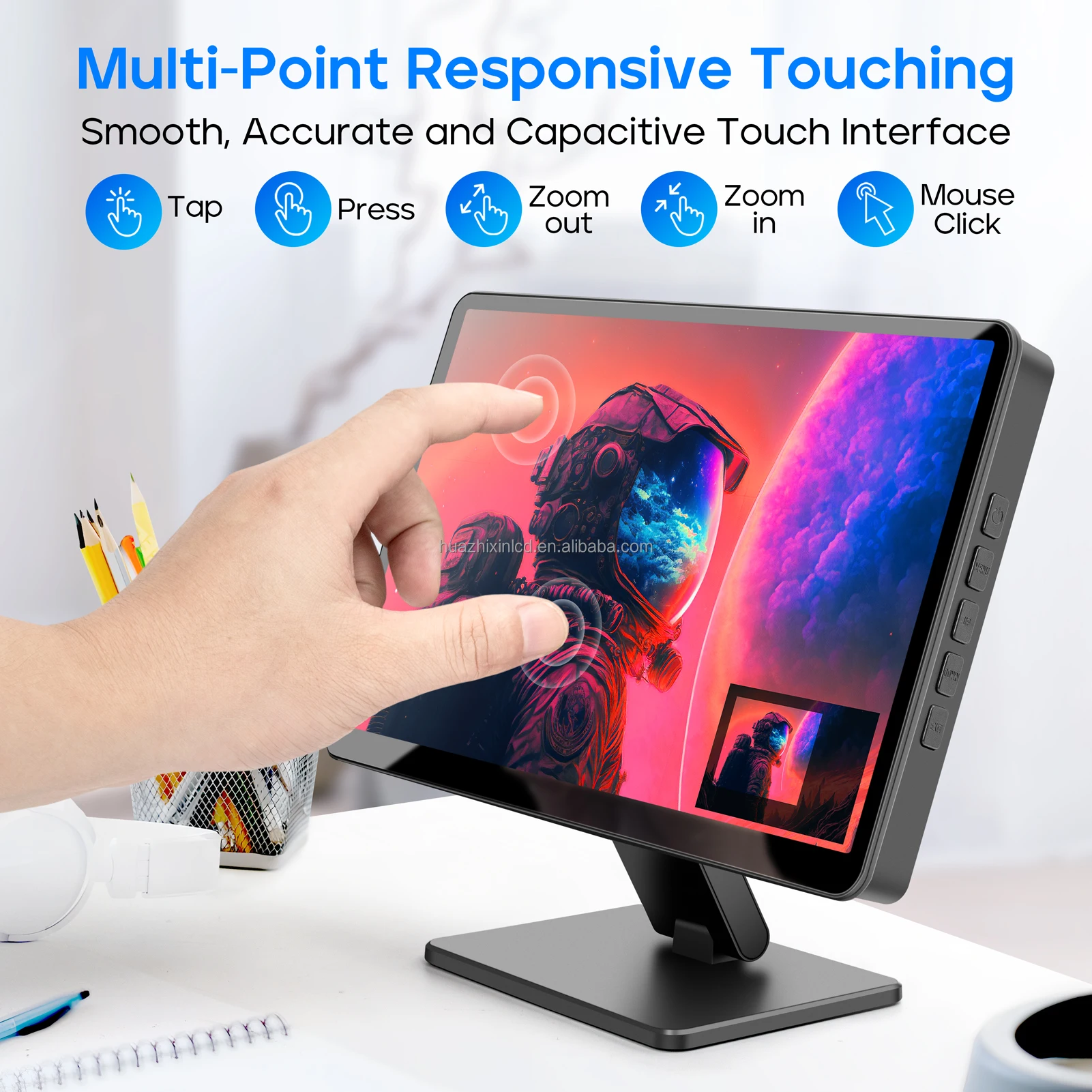 7 Inch Portable Monitor Computer Monitor with Type-c Laptop Extension ...