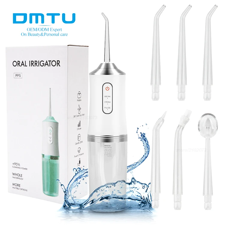 2021 Oem умный водный ирригатор для зубов Уход за полостью рта Smart 220 мл Nicefeel Water Dental Flosser