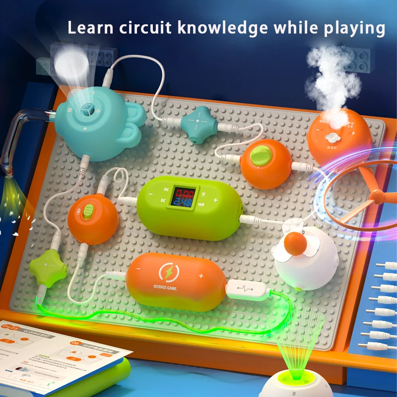 Zhorya 300+ Projects STEM Educational Toys Electronic Circuits Building Blocks Kids Physical Science Experiment Building Kits