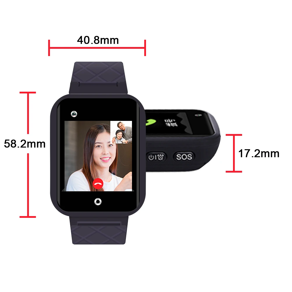 4G Smart Kid GPS Tracker Historical Route Mini Waterproof Watch Personal  Alarm System Touch Screen Health Reloj Anti-Lost