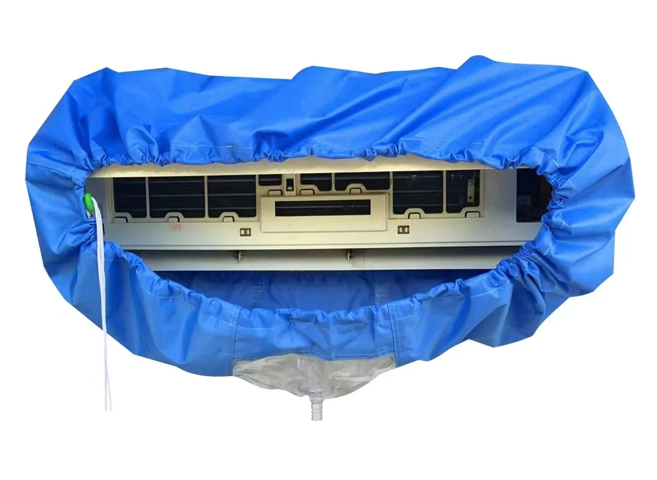2025 Air Conditioner Cleaning Cover Durable Waterproof Set with Flexible Drain Hose for Home Use Q-535