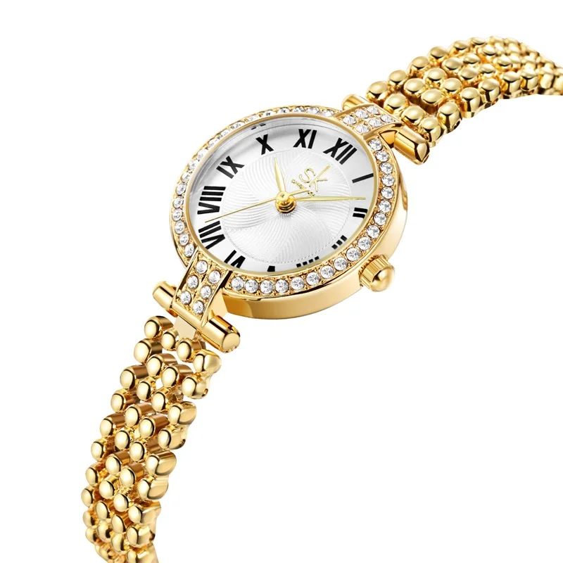 Womens Gold White Analog Quartz Stainless Steel Waterproof Luxury Bracelet Watch Amazon.com: OLEVS Automatic Self Winding Watches for Women  main image 2