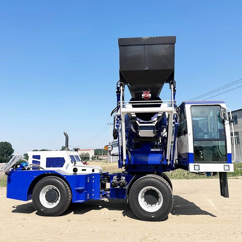 Truck Mounted Concrete Mixer Truck Self Loading Self-Load Cement