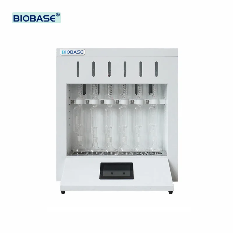 BIOBASE Soxhlet Apparatus Extractor 6 Heating Place Soxhlet Extraction Fat Analyzer for Food Samples