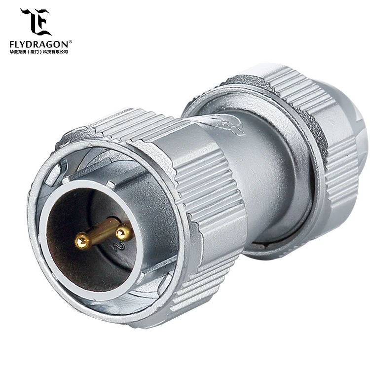 2 цилиндрический штепсельный зарядная сварочный кабель Разъем