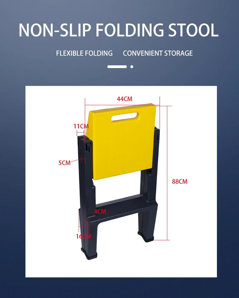 Multi Purpose Car Washing Stool Ladder High Low Stool Two Step Bench Household Three Step Thickened Step Ladder Folding Stool