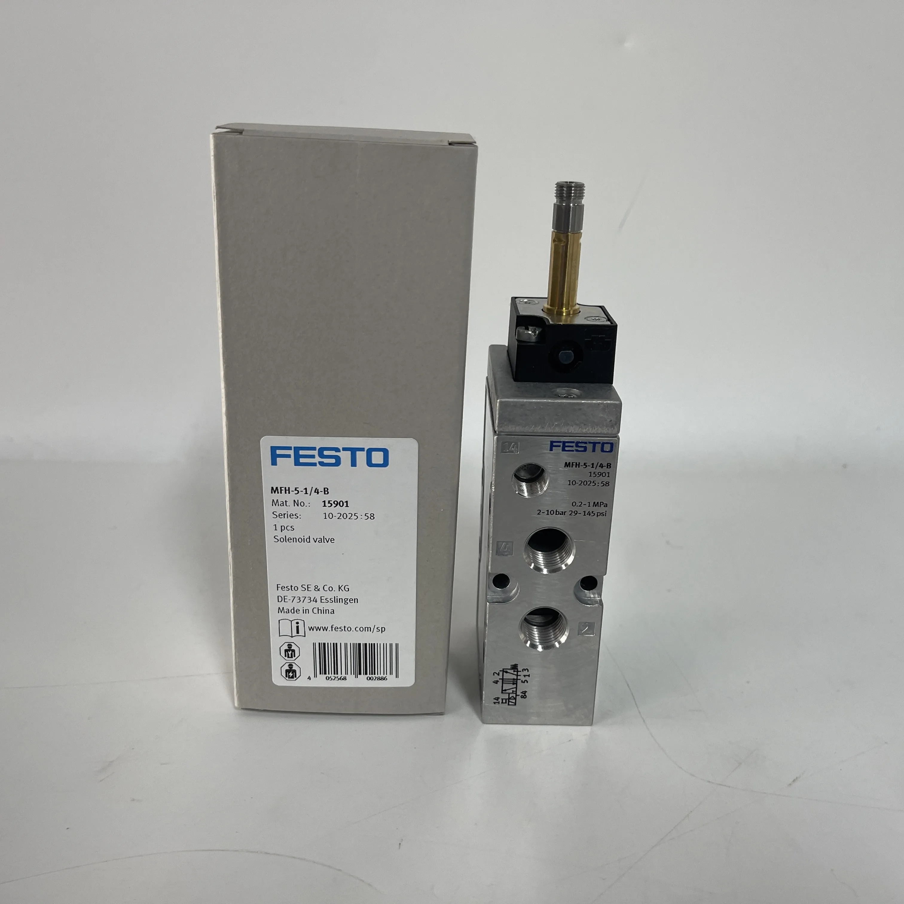 FESTO Pneumatic Solenoid Valve MFH-5-1/4-B