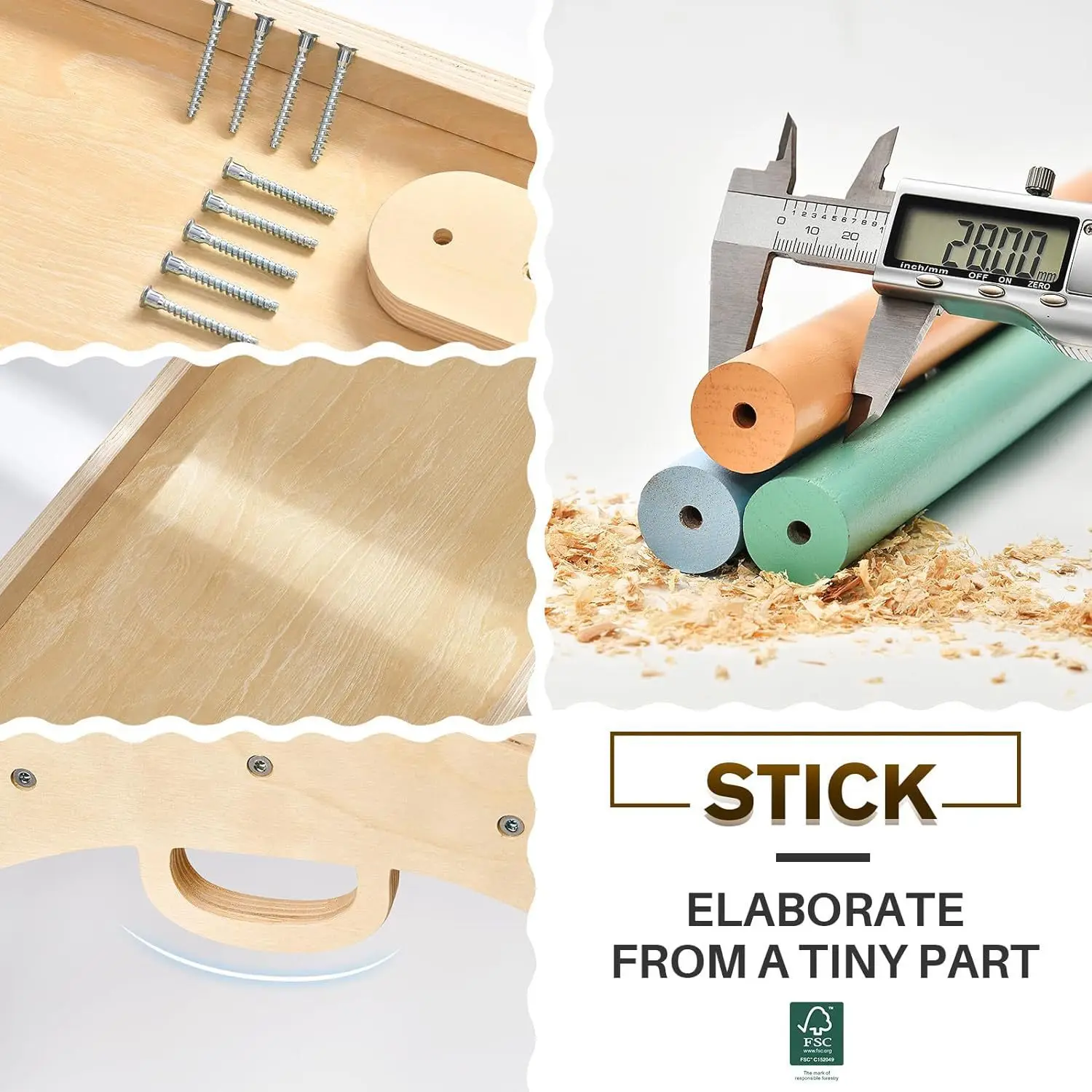 Set Kerangka Panjat Mainan Kayu Anak-anak Gaya Montessori OEM, Segitiga Pickler untuk Bayi, Gym, Taman Kanak-kanak