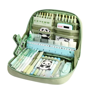 Multi-layer pencil bag large capacity stationery bag storage box for student office stationery