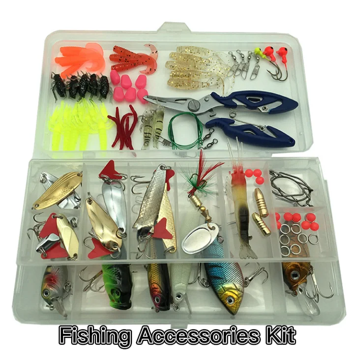 Topind Multifunctional Fishing Accessories Kit Set With Tackle Box ...