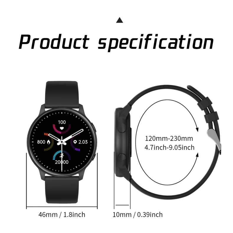 Cheap Price ZL02 Plus Sport Smartwatch 1.28'' Round Touch IPS Screen Men Women Smart Watch Bracelet(18).jpg