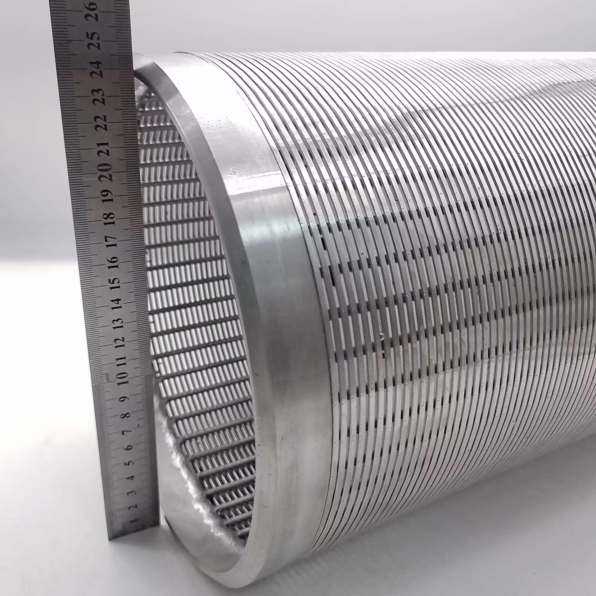Stainless Steel 304 316 Johnson Water Well Casing Screen Mesh Pipe Filter Wedge Wire Screen Strainer Filter Mesh Screen