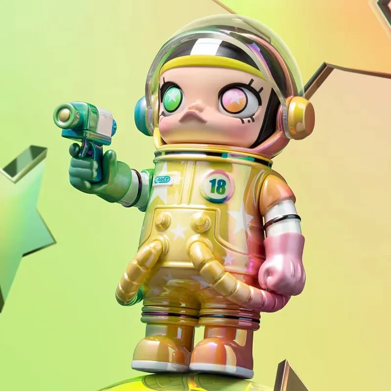 【新品】POPMART MOLLY スズラン　白色 Pop Mart Mega Space Molly Crayon Shinchan Blind Box 100