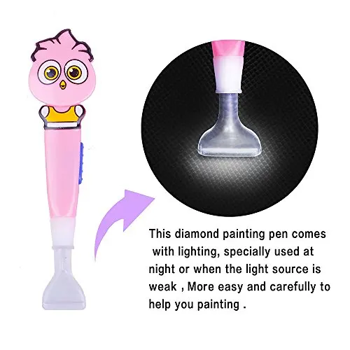 New Design LED Diamond Painting Pen Cross Stitch Tool Set 118 Pieces, 5D  Diamond Embroidery Storage Box For DIY Art Craft Gift T - Buy New Design  LED Diamond Painting Pen Cross