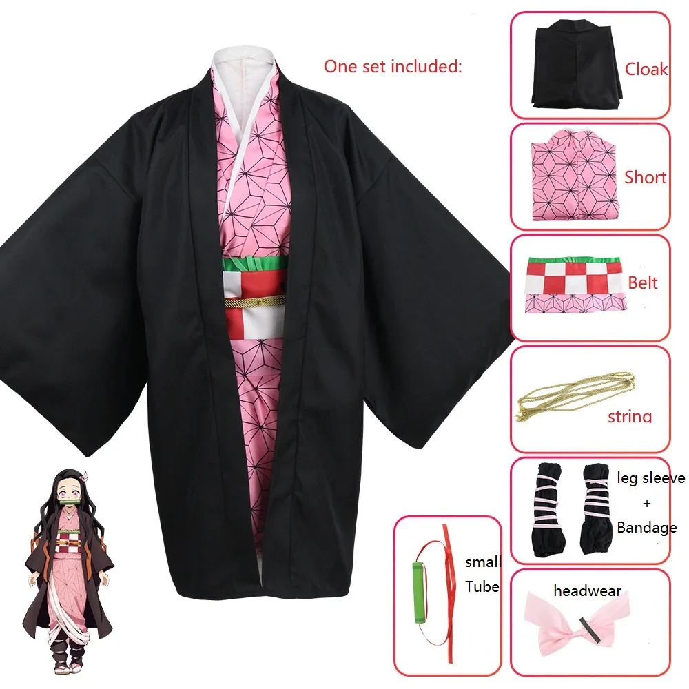 Hot Demon Slayer Nezuko Costume Set