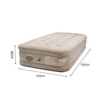 Outdoor camping tent mattress heightened thickened automatic inflatable foldable air mattress bed double layer pvc household