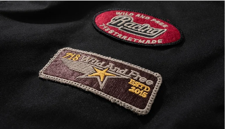 Men's Bomber Jacket Varsity Style Embroidered Winter Coat_voghion.com