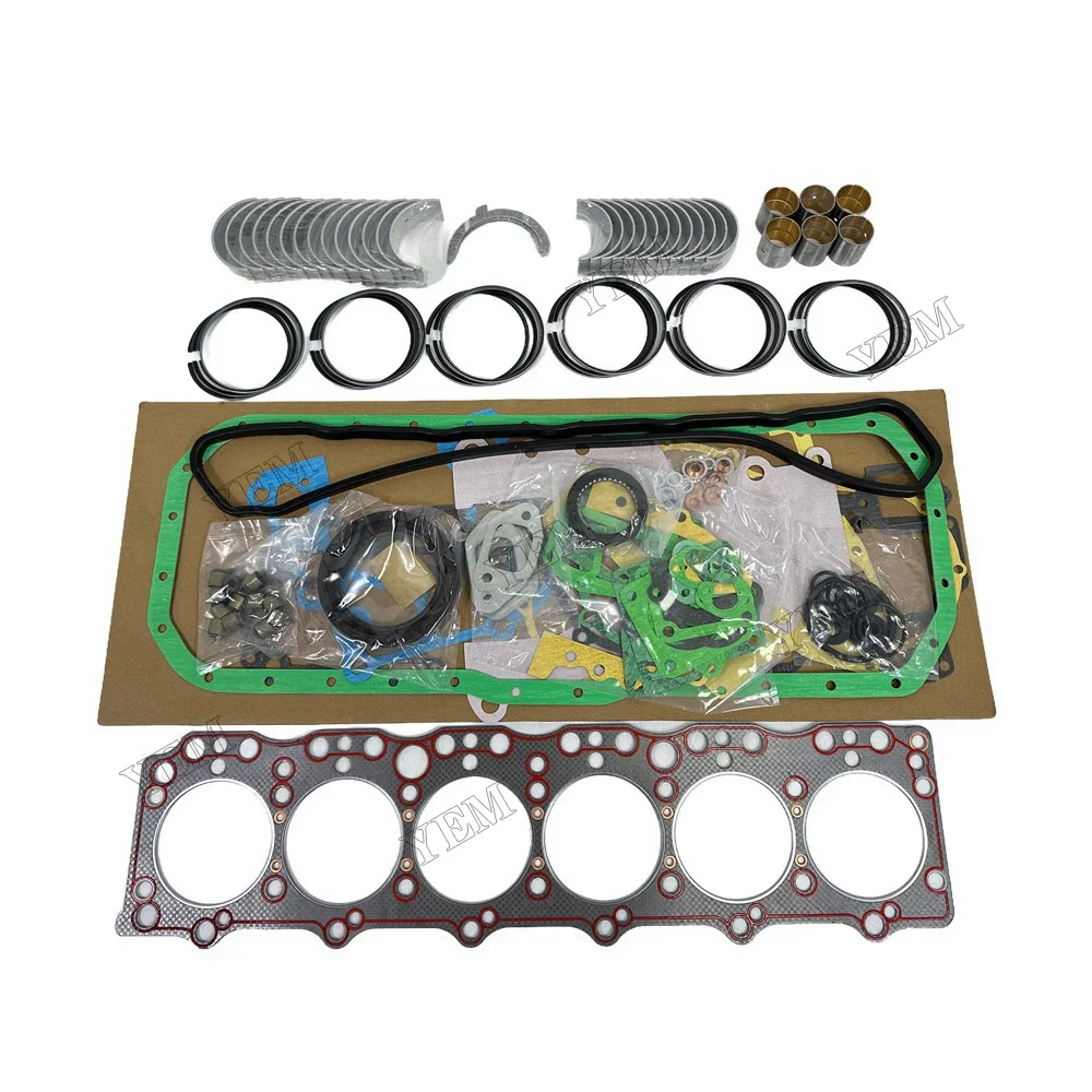 For Doosan / for Develon DB58 Overhaul Re-ring Kits Engine Rebuild Kit 6