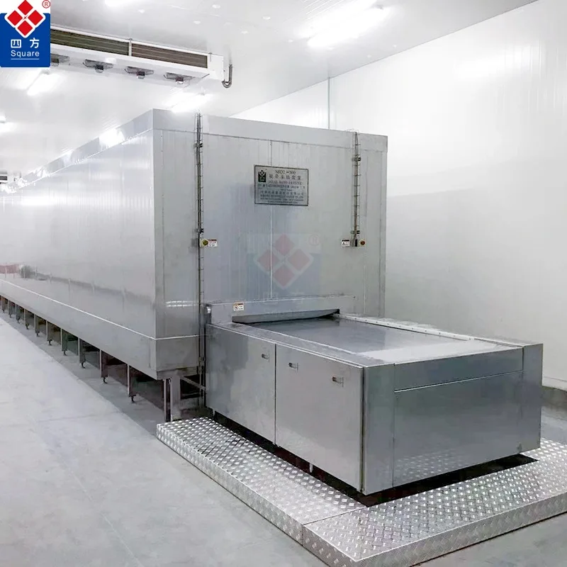 SQUARE Individual Quick Freezing Machine Automatic Iqf Tunnel Freezer Price