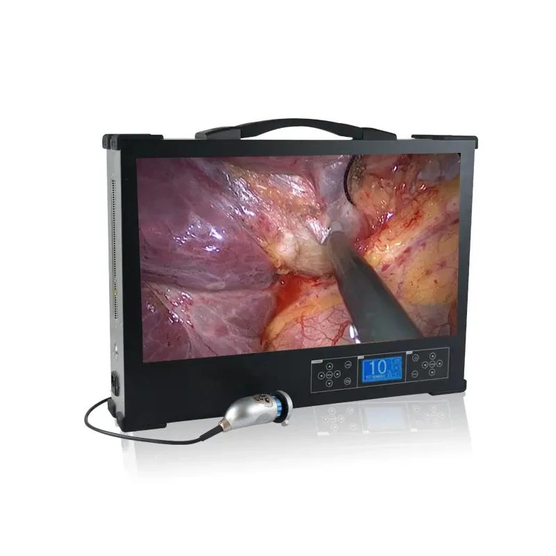 All-in-One Portable Endoscope Camera System professional medical devices 4K Screen with Monitor and Light Source manufacture