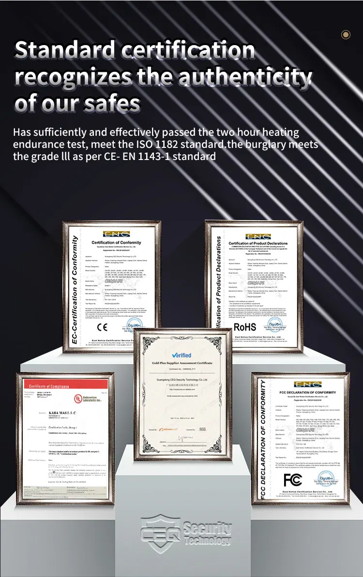 CEQSAFE Factory Customize Steel Safes Security Doors Double Security Bank Mechanical Password Double Door Metal Vault Door manufacture