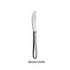 Silver dessert knife