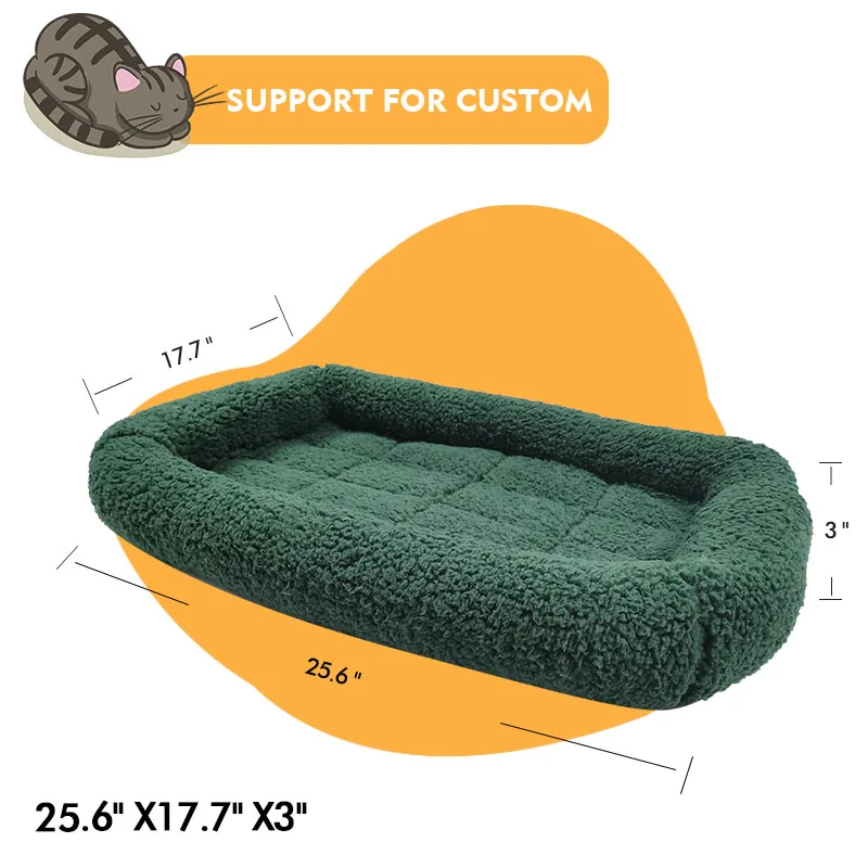 Eco friendly orthopedic cat round calming outdoor pet folding bed plush designer donut large dog bed factory