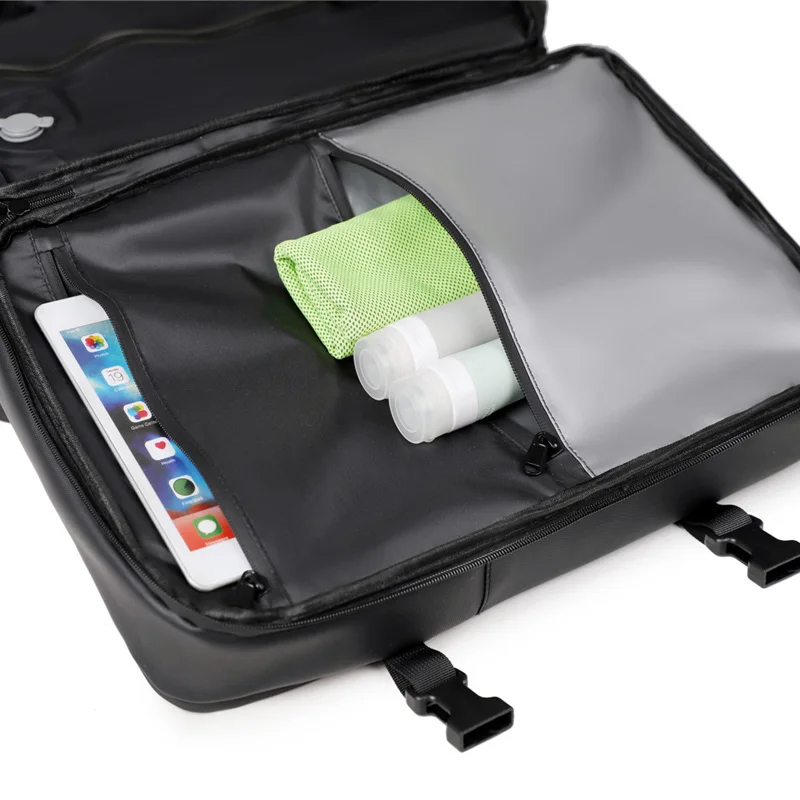 Air Tight Bags Vacuum Compression Backpack System Expandable Waterproof Business Multi-function Travel Laptop Backpack