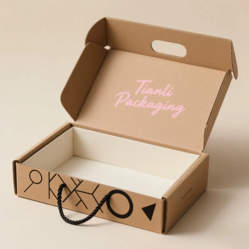 Boîte en carton ondulé recyclable et durable pas chère pour envoi, boîte d'emballage pour vêtements, chemises, jupes, pantalons, chaussettes, accessoires, boîte d'emballage personnalisée pour vêtements, boîte d'emballage personnalisée pour sous-vêtements