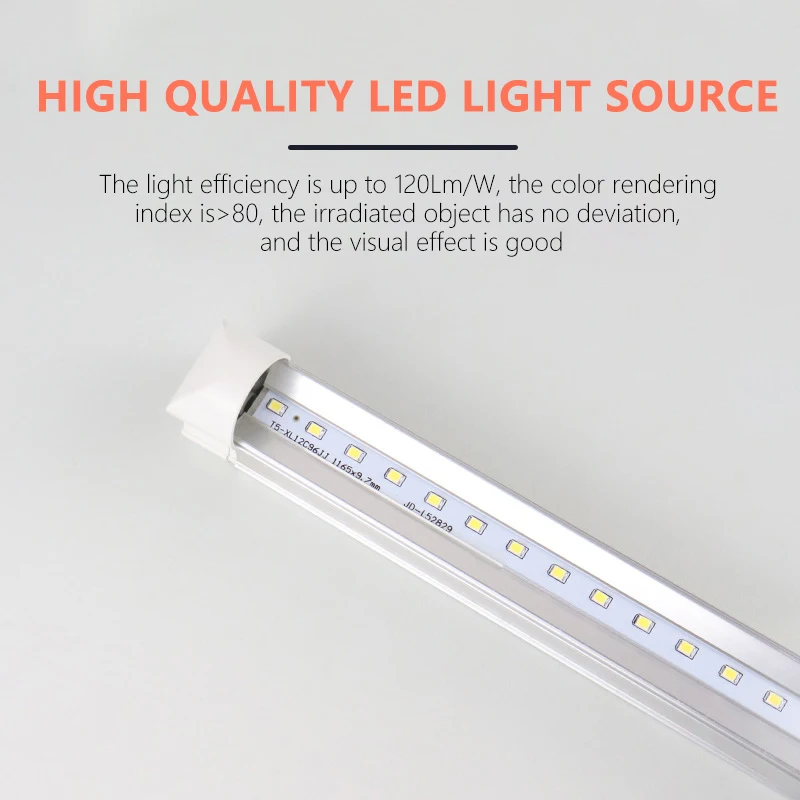 Factory Direct Linear Tube Lighting Housing Fluorescent Fixture T5 T8 Integrated Indoor Shop Japan Hot Jizz LED Tube Light