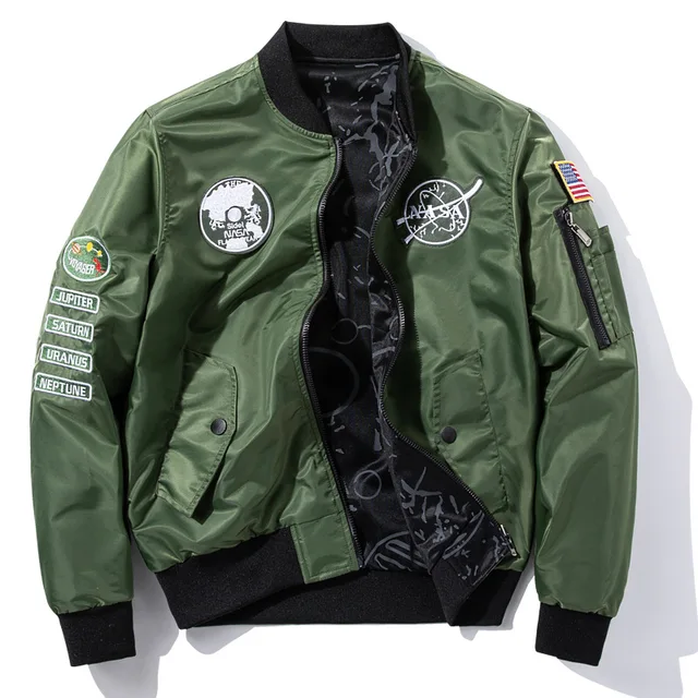 Crazymaker New Reversible Men's Casual Sports Jacket Coat Autumn And Winter Coat Flight Suit Youth Fashion Plus Size