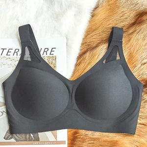 Jelly Adults Supportive Summer Large Bust Minimizer Wireless Plus Size Side Breast High Support Plus Size Bralette Daily Bra