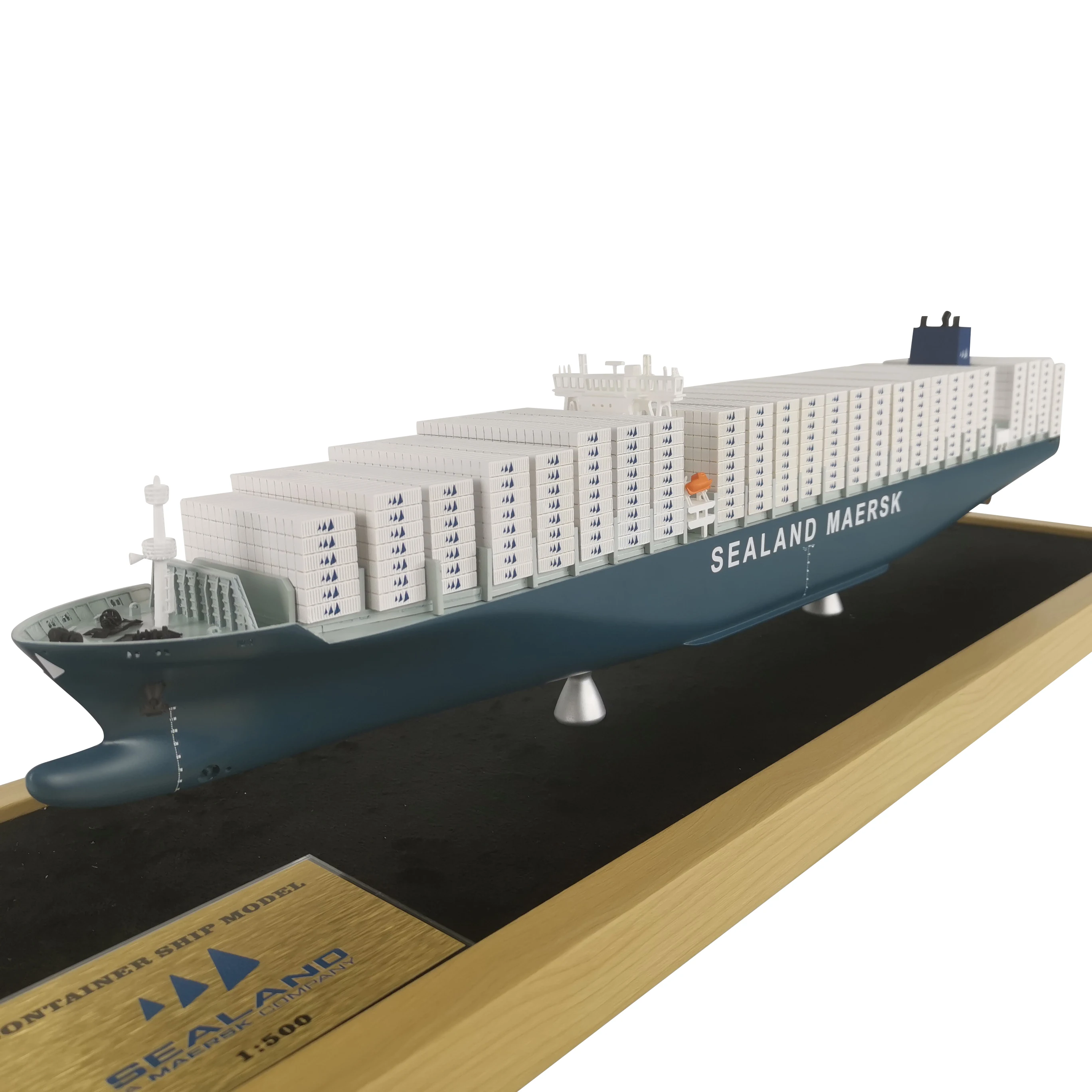 【A】O.A.S Factory's 65cm Cargo Ship Model Hobby Display Case Freight Forwarder and Ship Model Gift