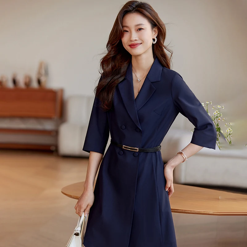 Women's Dresses Professional Summer Dresses D474 Latest Design Summer Dress Women Lady Elegant O-neck Wrap Hip Ladies Office Dresses Women Formal Work Career Dresses Women's Dresses Professional Summer Dresses D474 Latest Design Summer Dress Women Lady Elegant O-neck Wrap Hip Ladies Office Dresses Women Formal Work Career Dresses