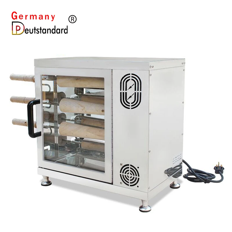 Коммерческая машина для приготовления пирожных в духовке trdelnik с 16 рулонами