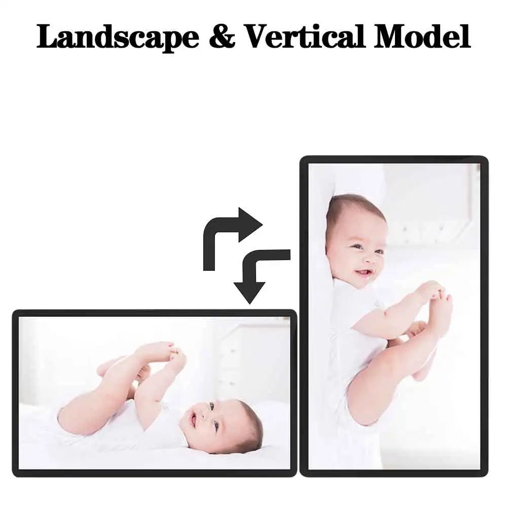 VETO 27 Inch Android Wall Hanging Mounted LCD Indoor Advertising Video Display for Shopping Mall Retail Store Window Hotel