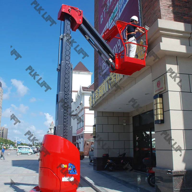 12m Automatic Mini Self Propelled Cherry Picker Lifter