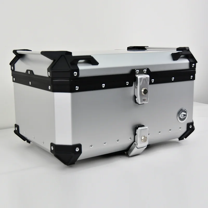 COOCASE 65L Tail Box Universal Motorcycle Rear Luggage Trunk Storage Top Case Tool Box Waterproof Top Box Motorcycle Accessories