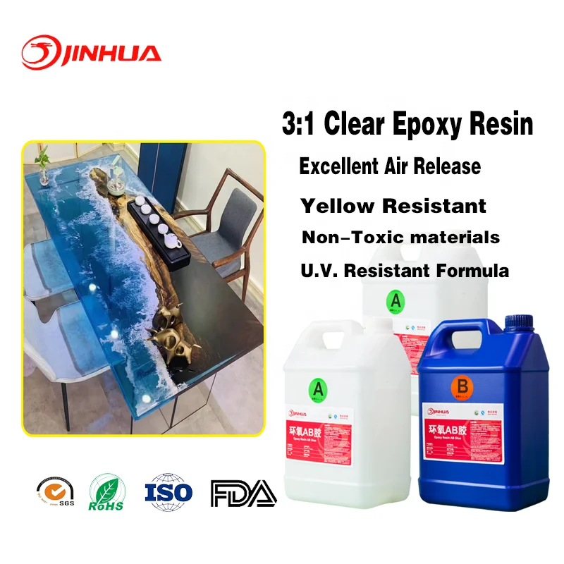 apoxy resin 3:1 crystal clear liquid