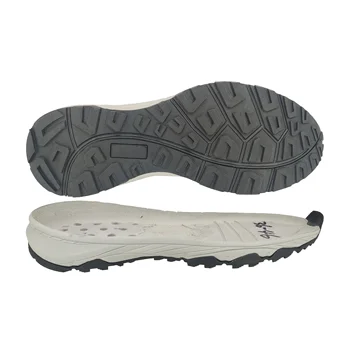 RISVINCI factory direct selling non-slip soles outdoors trekking MD+RB outsole men sneaker eva rubber sole