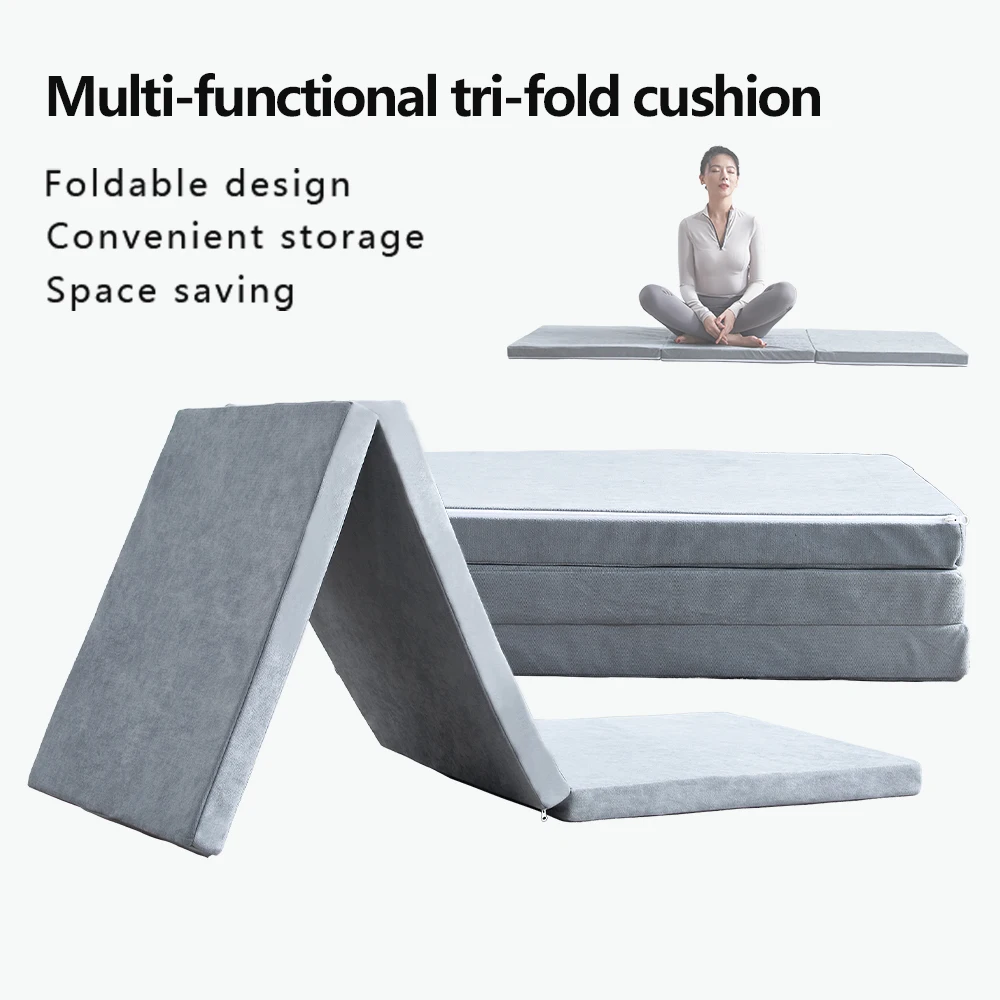 Saien Sports Memory Foam Folding Mattress Tri Folding Up Mattress With ...