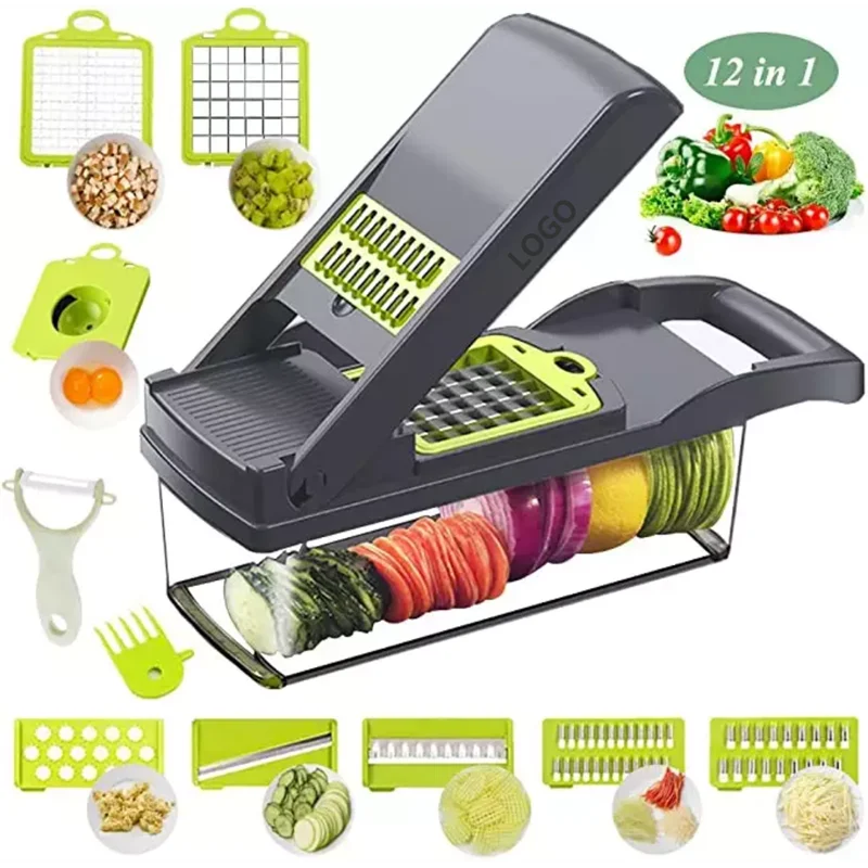 12 in 1 manual, vegetable mandoline