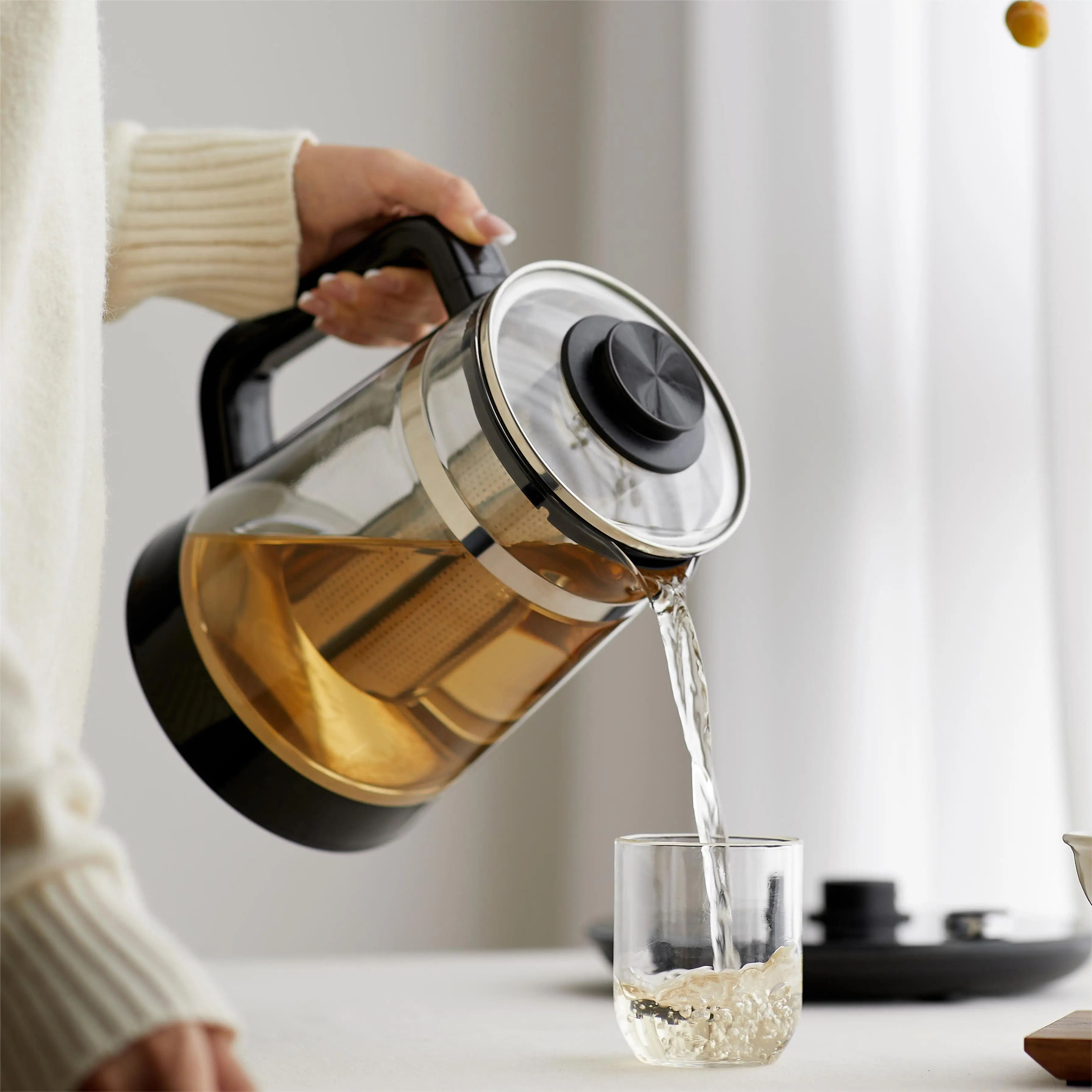 Glass Electric Kettles Oxo Glass Kettle Automatic Smart Glass