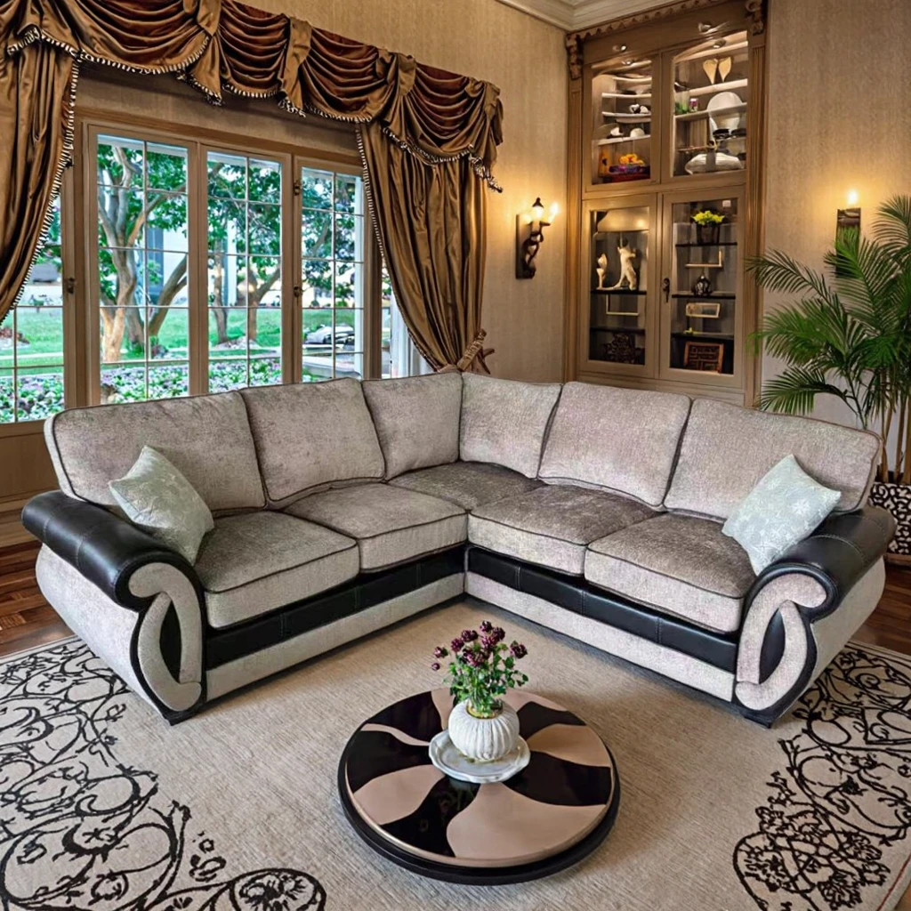 Electric Recliner Sectional Couch Set Covers for Reclining L-Shaped School  Use Sofa