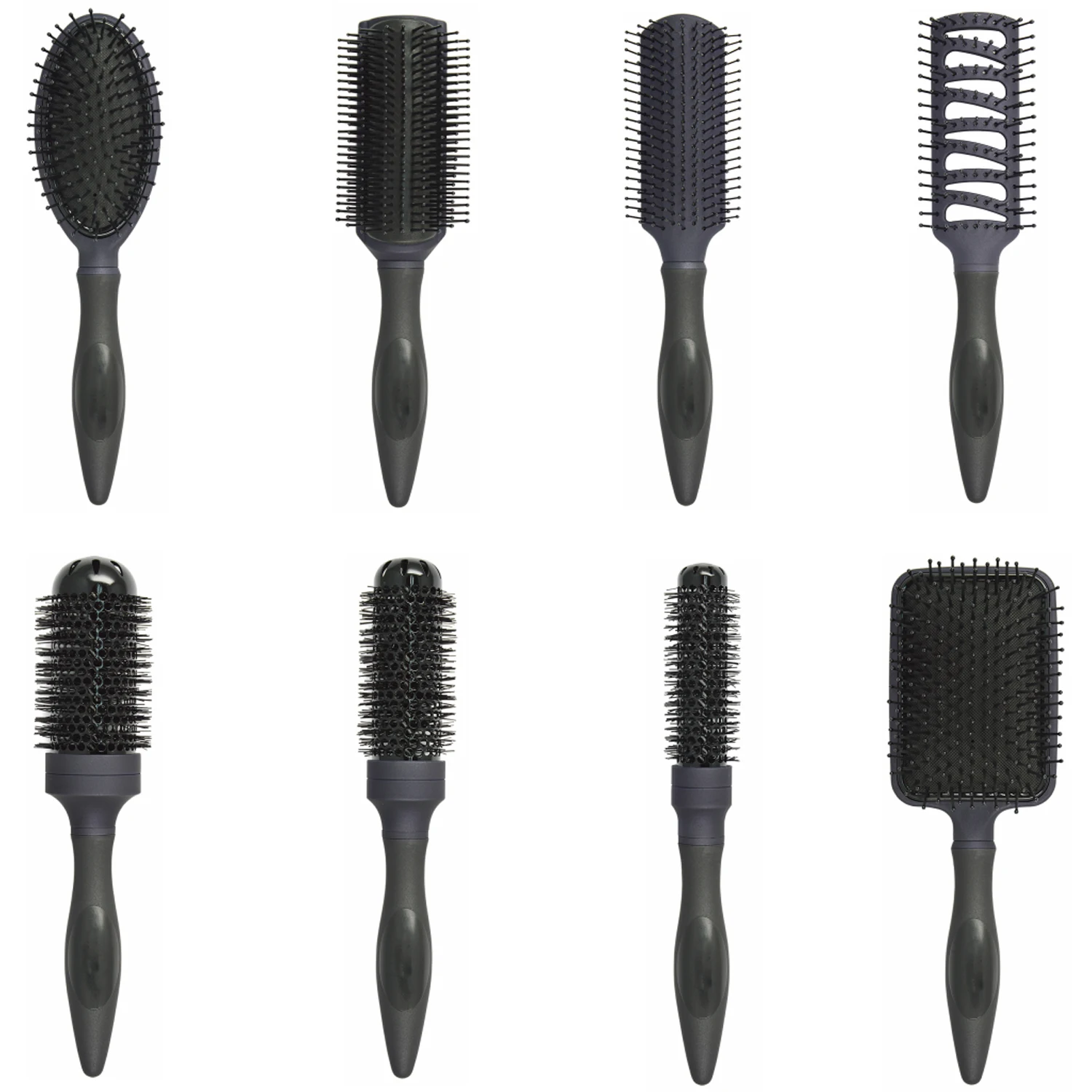 Hot sale Professional Hair Salon tools Paddle BRUSH Cushion custom detangler bristle nylon hairbrush