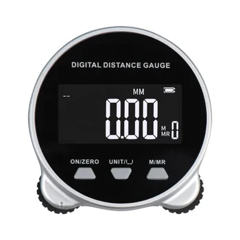 Digital Tape Measure with LCD Display Type-C Rechargeable Length Measuring Tool for Flat and Curved Surfaces