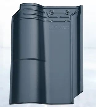 Chinese-Style Roman Tiles Handmade Clay Material for Temple Application Plain Roof Tiles of Glass Type
