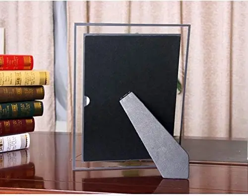 Custom Photo Frame Silver Picture Frame Glass Display Glass Photo Frame Crystal Photo Frame Customized Packing