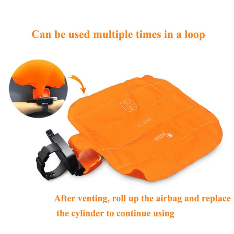 Portable Anti-Drowning Bracelet Float Swimming Safety Self Rescue Lifesaving Wristband With Carbon Dioxide Safe Device
